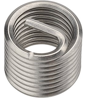 0.138 Installed Length #6-32 Thread Size Pack of 10 E-Z Lok SK20410 Helical Threaded Insert Kit 304 Stainless Steel 
